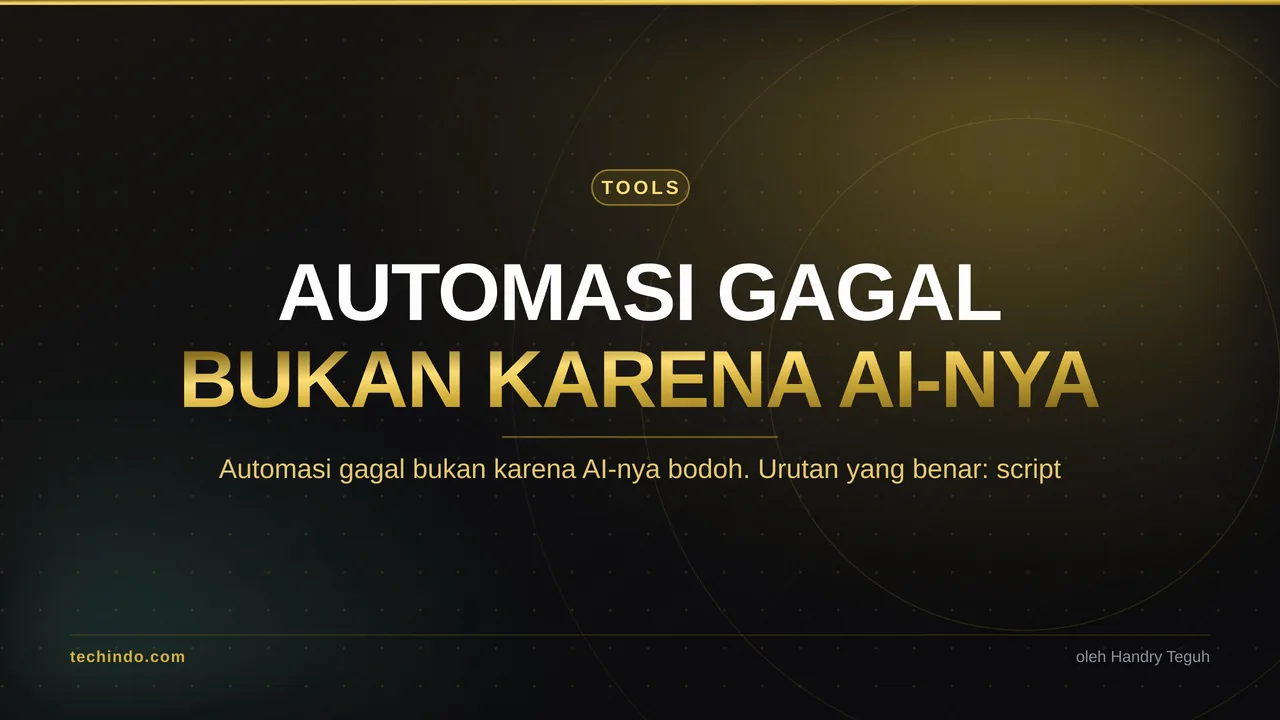 Automasi Gagal Bukan Karena AI-nya Bodoh, Tapi Salah Tempat