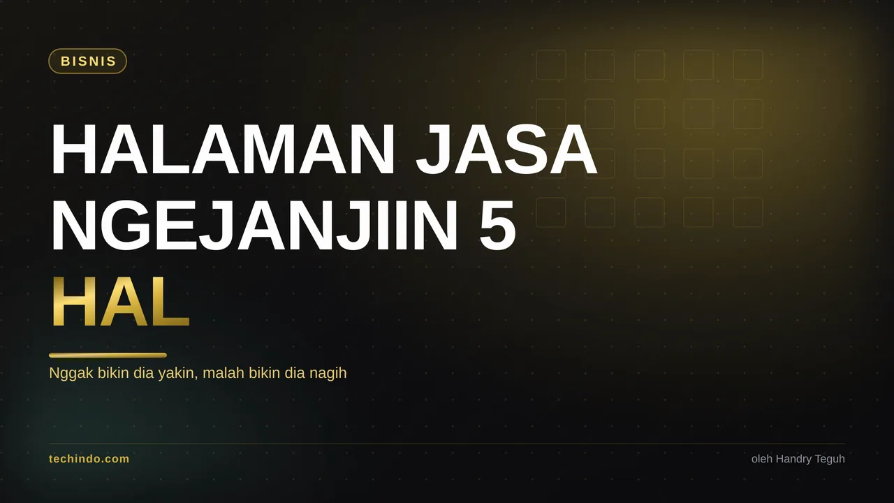 Halaman Jasa Ngejanjiin 5 Hal yang Nggak Bisa Dibuktiin