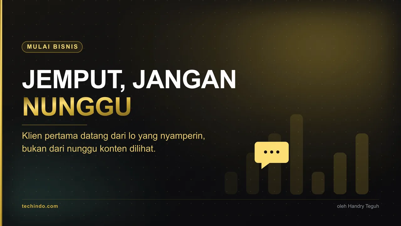 Klien Pertama Nggak Datang dari Konten. Cara Cari Mereka Pakai AI