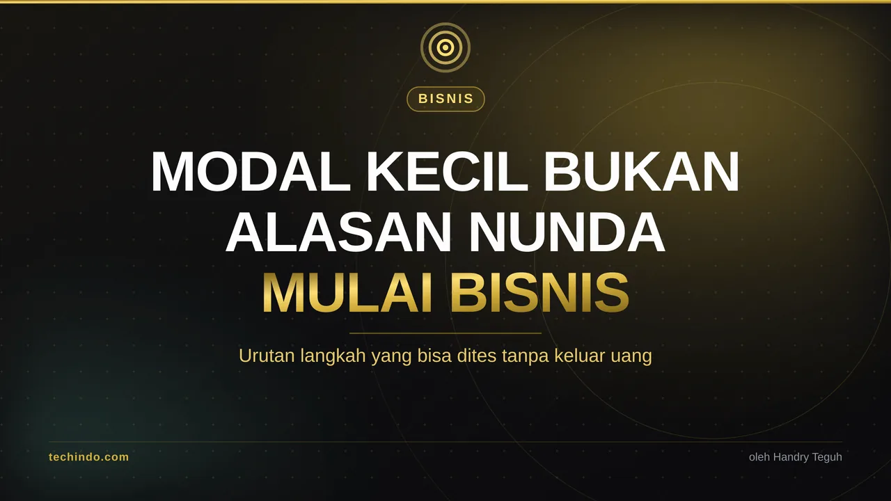 Modal Kecil Bukan Alasan Nunda Mulai Bisnis, Ini Urutan Langkahnya